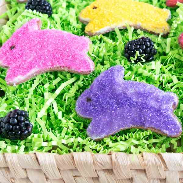 Whole Wheat Blackberry Easter Cookies
