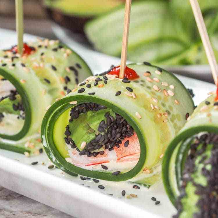 Asian Cucumber Rolls