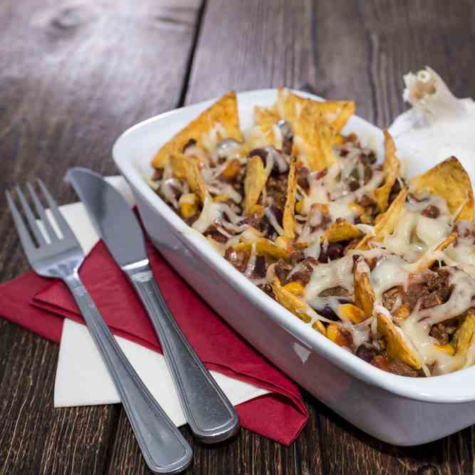 Healthy Mexican Nachos With Sweet Potato C
