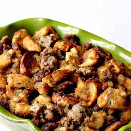 The Best Sausage Stuffing