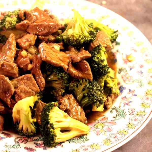 Chinese Broccoli and Beef