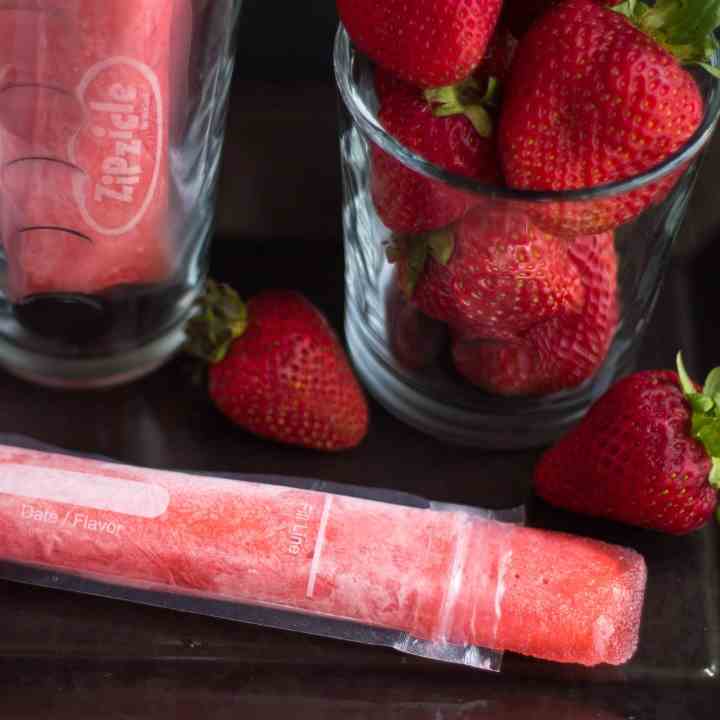 Strawberry Freezer Pops