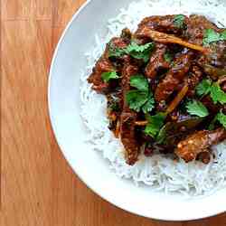 Chinese 5 Spice Beef stir fry with Soy and