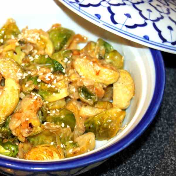 Brussels Sprout with Sesame