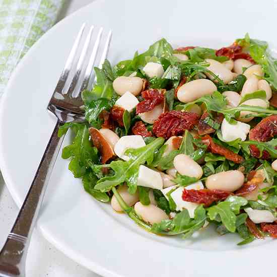 White Bean Arugula Salad 