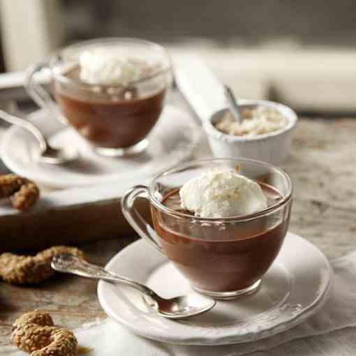Chocolate mousse with olive oil