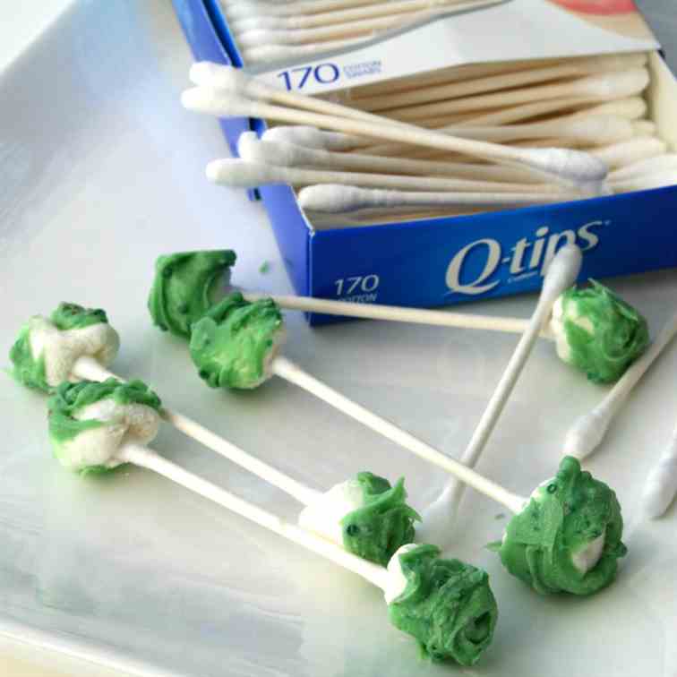 Shrek's Dirty Q-Tips for a Halloween Party