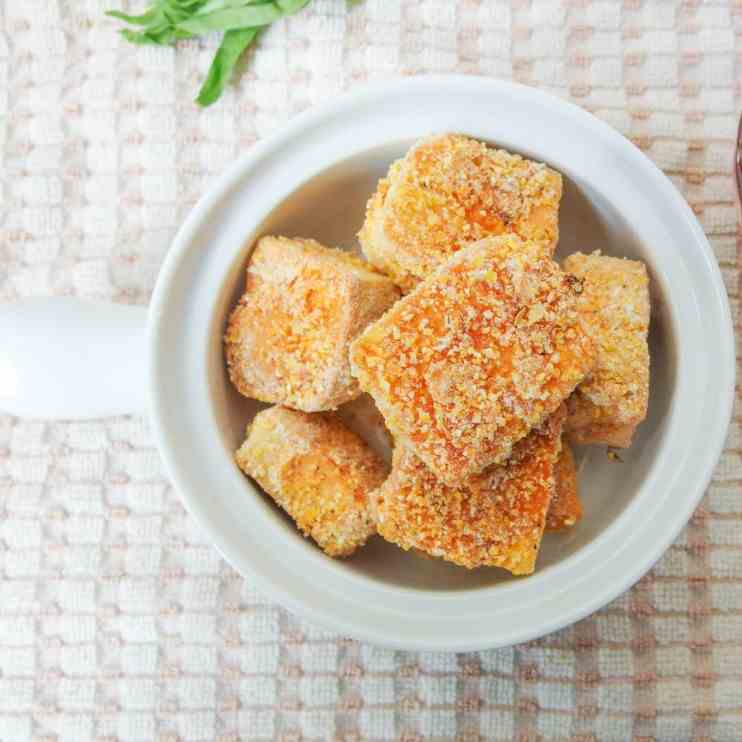 Pineapple-Sriracha Tofu Nuggets