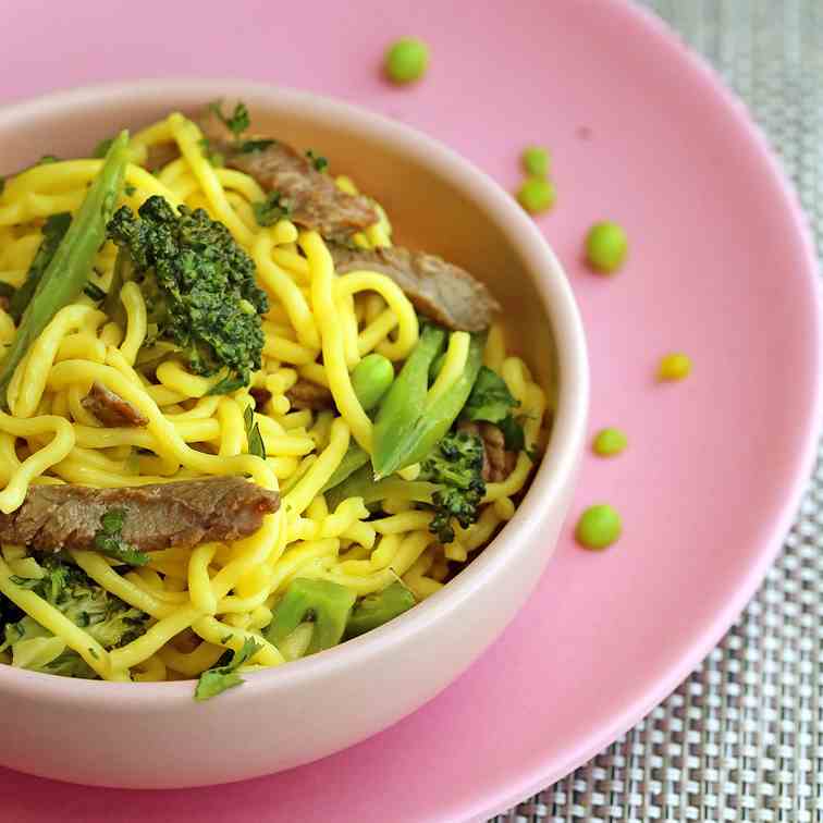Beef - Broccoli Garlic Noodles