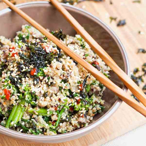Vegan Asian Quinoa Veggie Bowls
