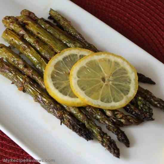 Balsamic Roasted Asparagus with Parmesan