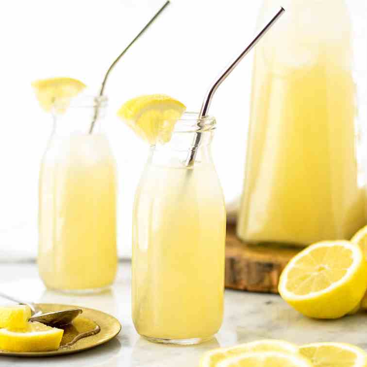 Honey-Sweetened Orange Blossom Lemonade