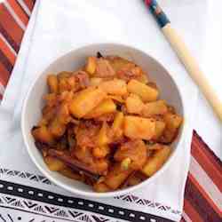 Sweet and Spicy Pineapple Side Dish