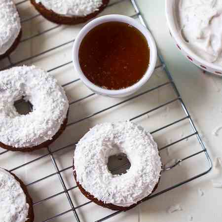 Gluten Free Carrot Cake Baked Donuts