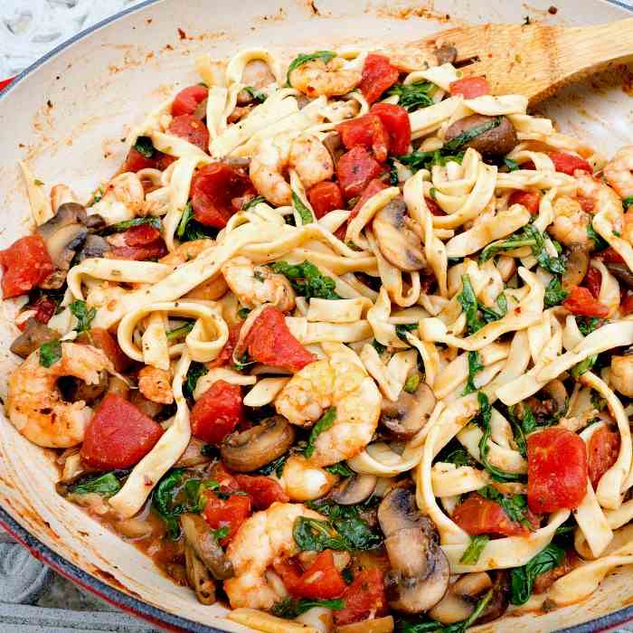 Shrimp Stir Fry Italian Style One Pan