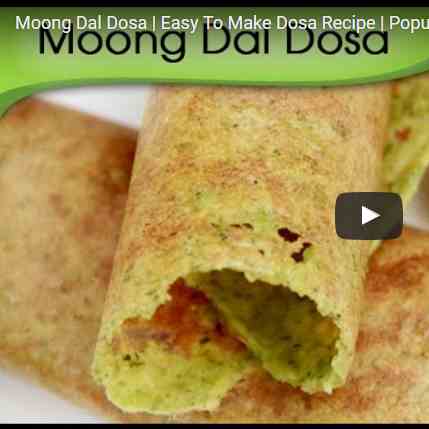 Moong Dal Dosa Recipe