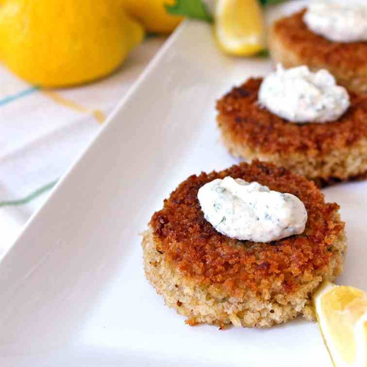 Crab Cakes with Cilantro Lime Sauce