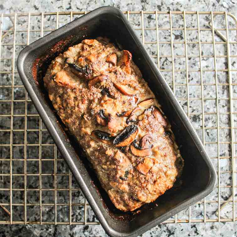 Classic Meatloaf with Mushrooms