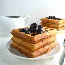 Sprouted Whole Wheat Waffles