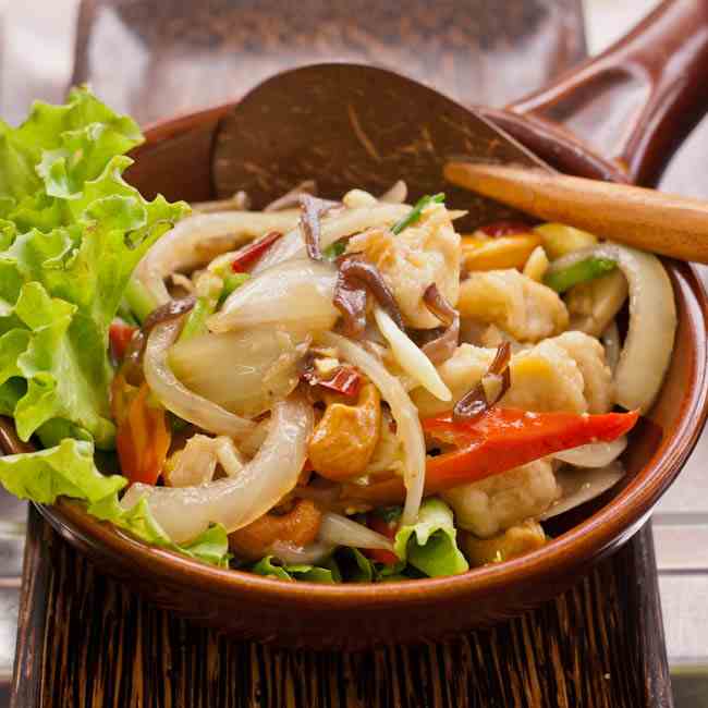 Thai Cashew Chicken Stir Fry