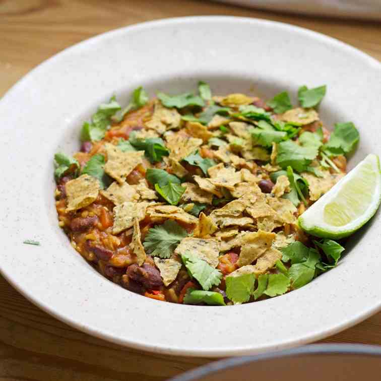 Cheesy Mexican Rice - Veg Stew