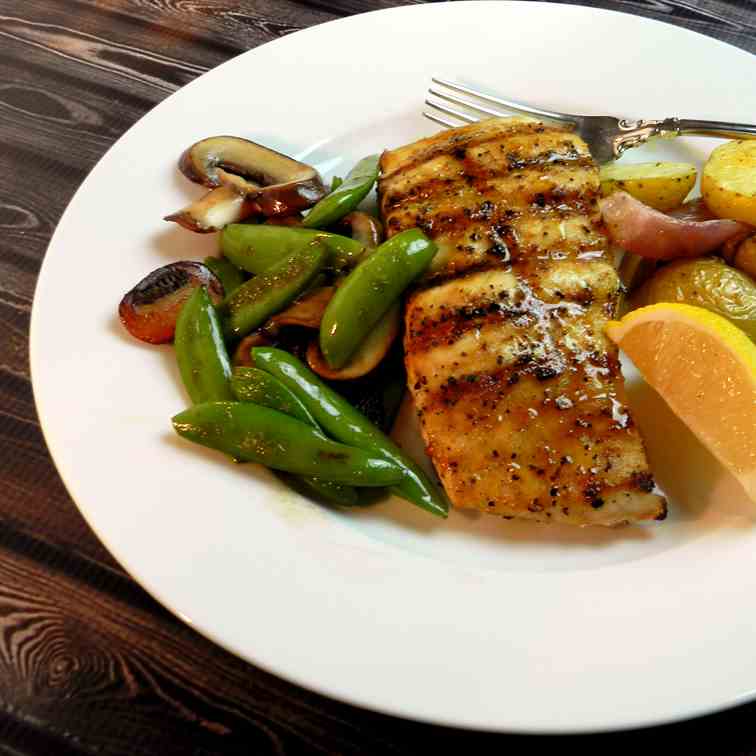 Grilled Cajun Red Snapper