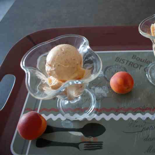 Apricot sorbet with thermomix
