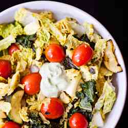 Healthy Cabbage Kale Stirfry