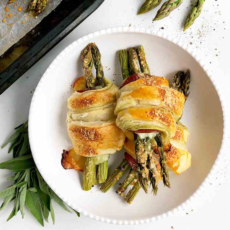 Asparagus Puff Pastry Rolls