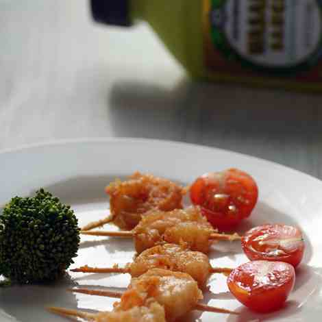 Shrimp on toothpick