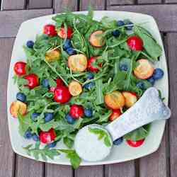 Litchi Tomatoes Salad