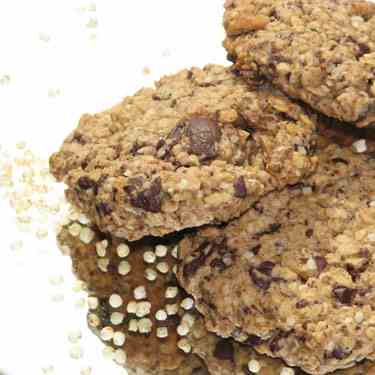 Oatmeal and quinoa cookies