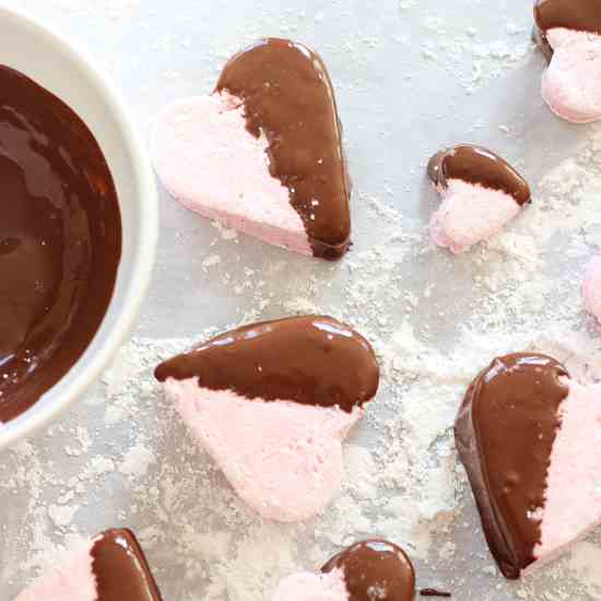 Chocolate Strawberry Marshmallows