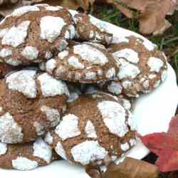 Striated chocolate and coffee cookies