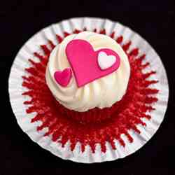 Red Velvet Valentines Cupcakes