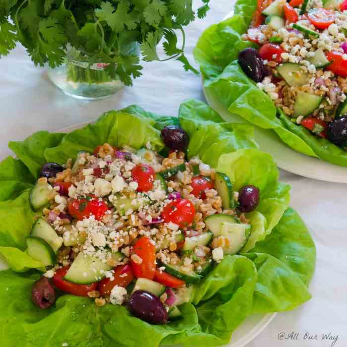 Mediterranean Grain Salad with Gorgonzola 