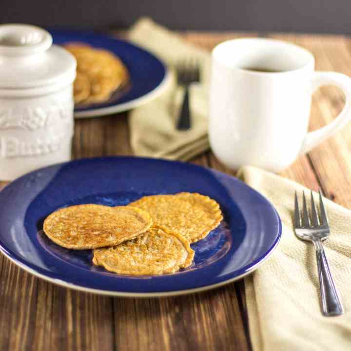 Flourless Cinnamon Egg Fast Pancakes