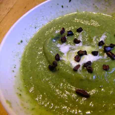 Arugula Vichyssoise with Cacao Nibs