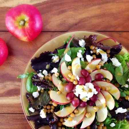 Warm & Fruity Chickpea Salad