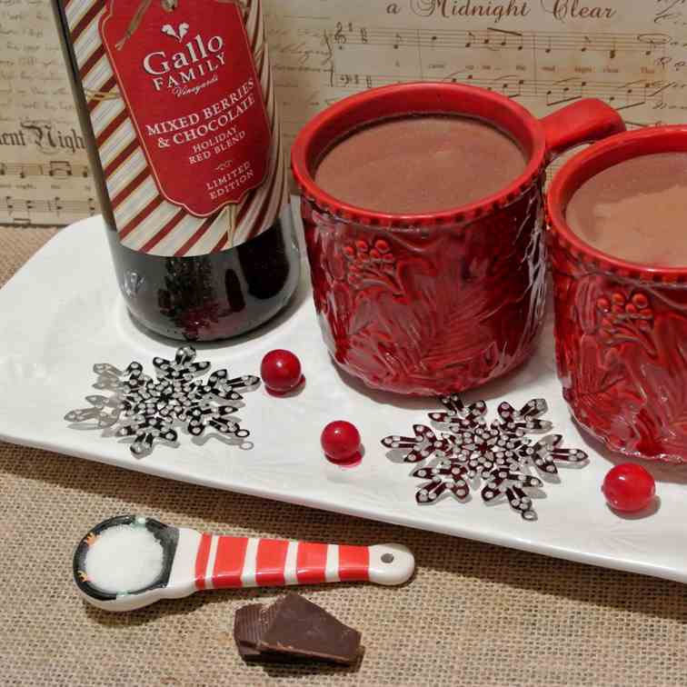 Mulled Red Wine Hot Cocoa