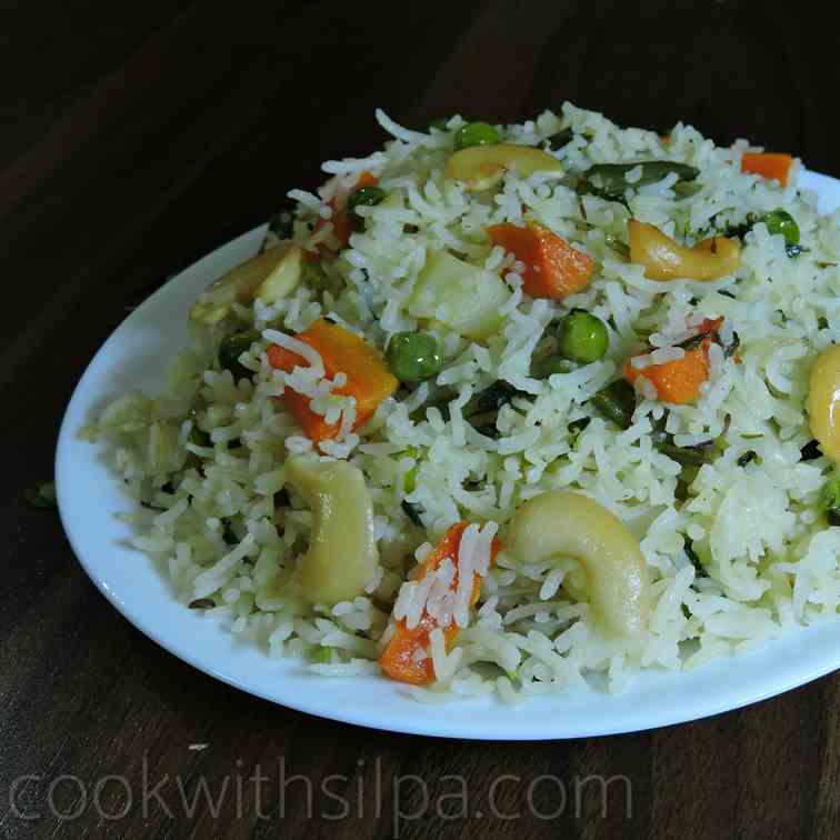 Veg pilaf recipe- vegetable pulao recipe