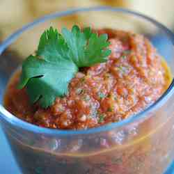 Oven-Roasted Tomato Salsa