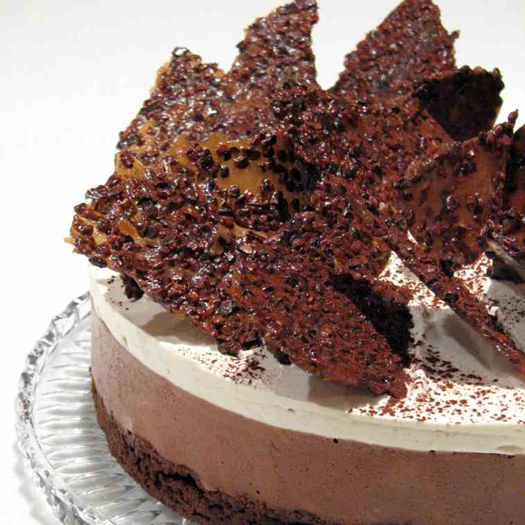 Coffee Chocolate Mousse Cake