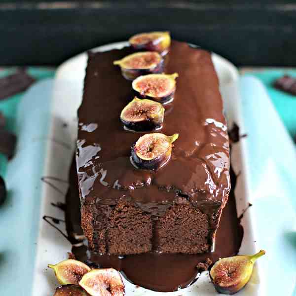 Triple Chocolate Fig Pound Cake