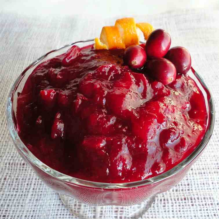 Holiday Cranberry Apple Sauce