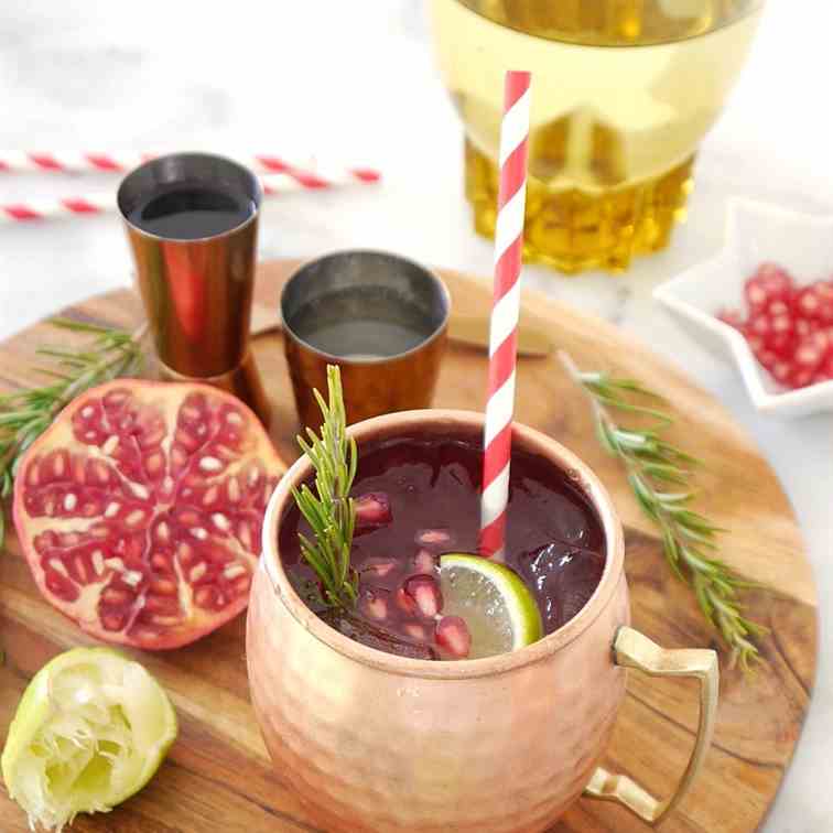 Pomegranate - Rosemary Moscow Mule 