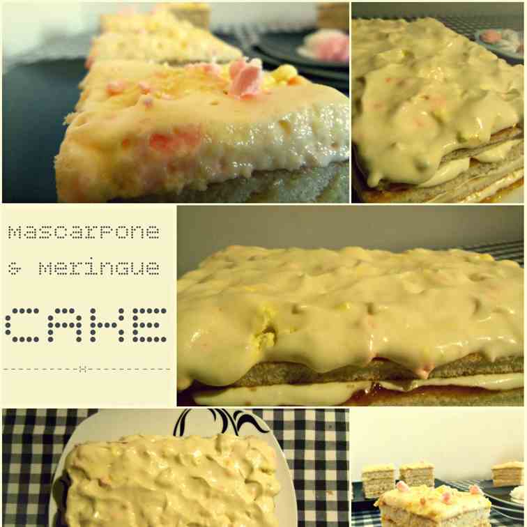 Mascarpone & Meringue Cake