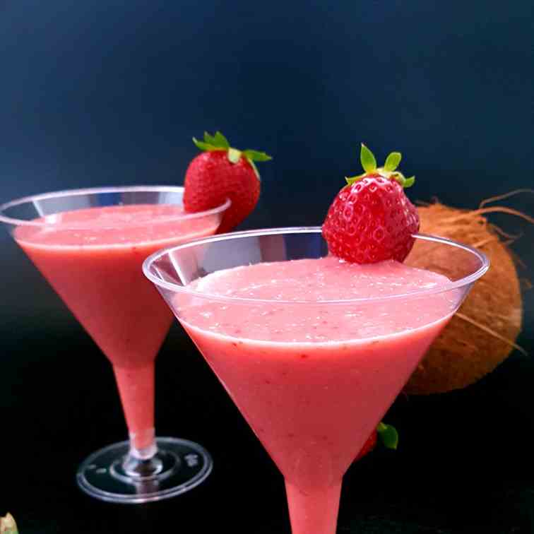 Strawberry-banana smoothie