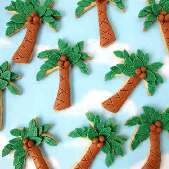 Palm Tree Cookies