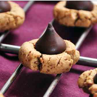 Healthy Peanut Butter Blossoms